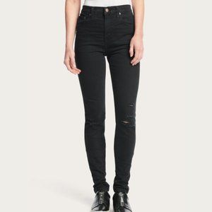 NWT FRYE Melissa Midnight Destroy Skinny Jeans 25